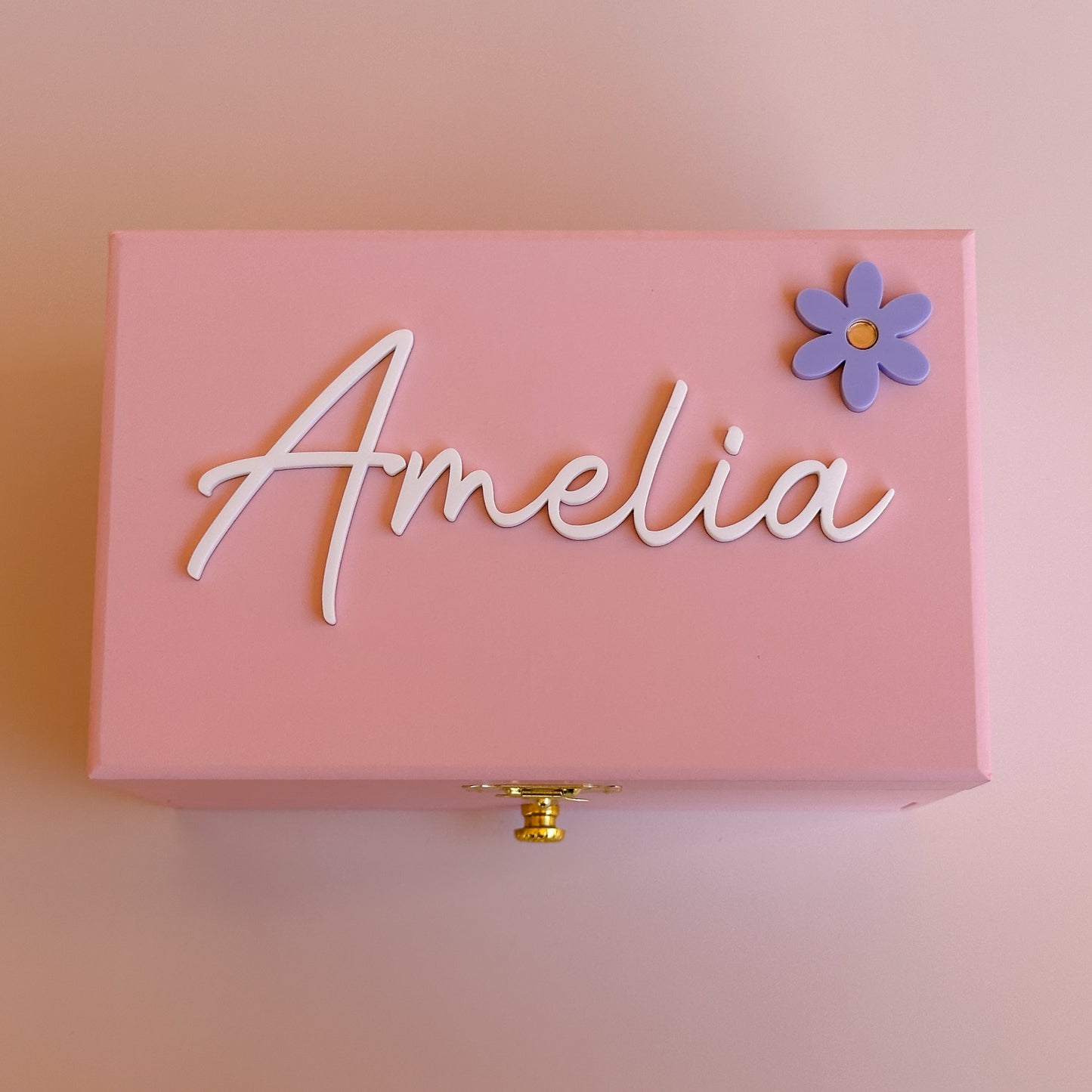 Personalised Music Ballerina Jewellery Box PINK | Kids Jewellery Box