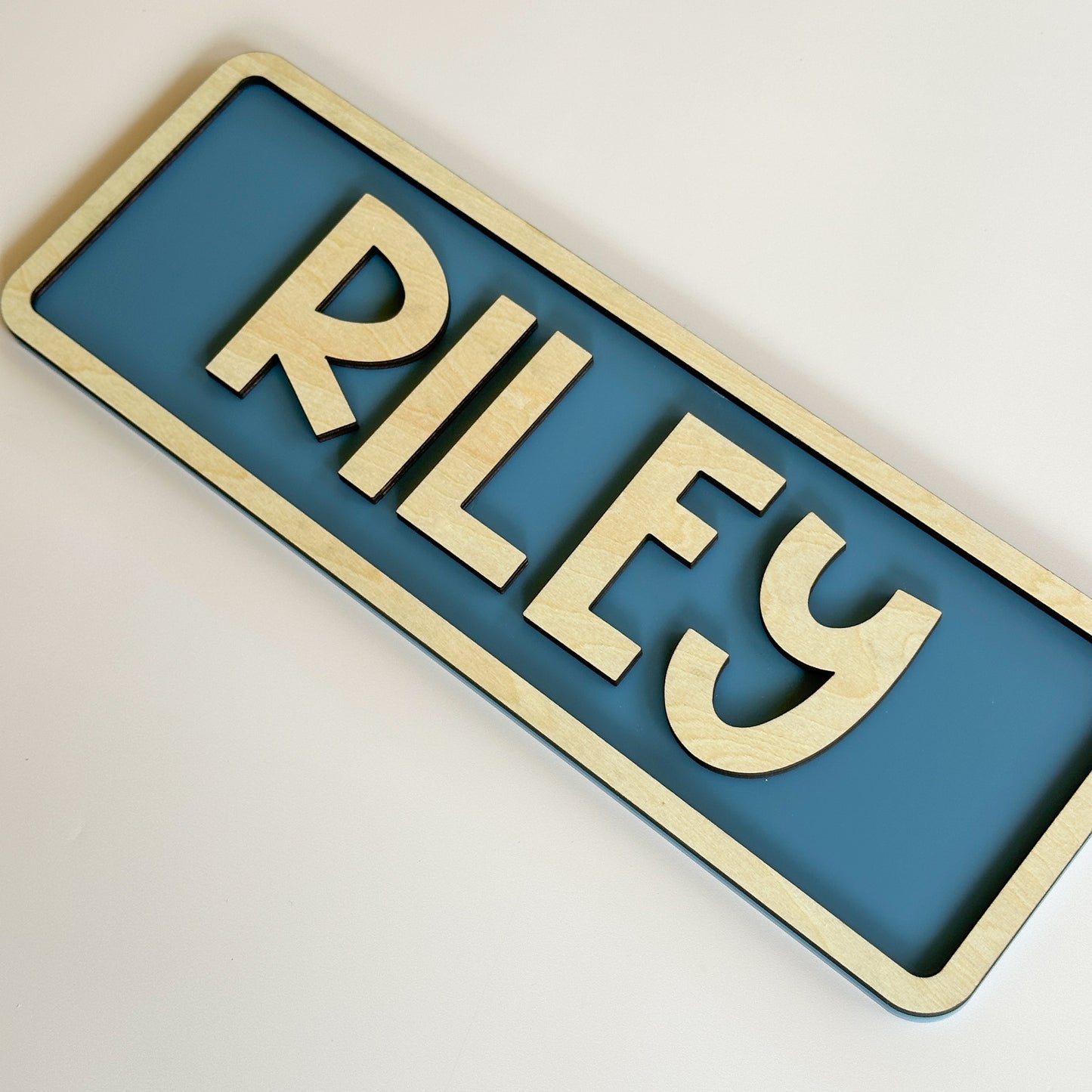 Kids Personalised Bedroom Door Signs - Wooden/Acrylic