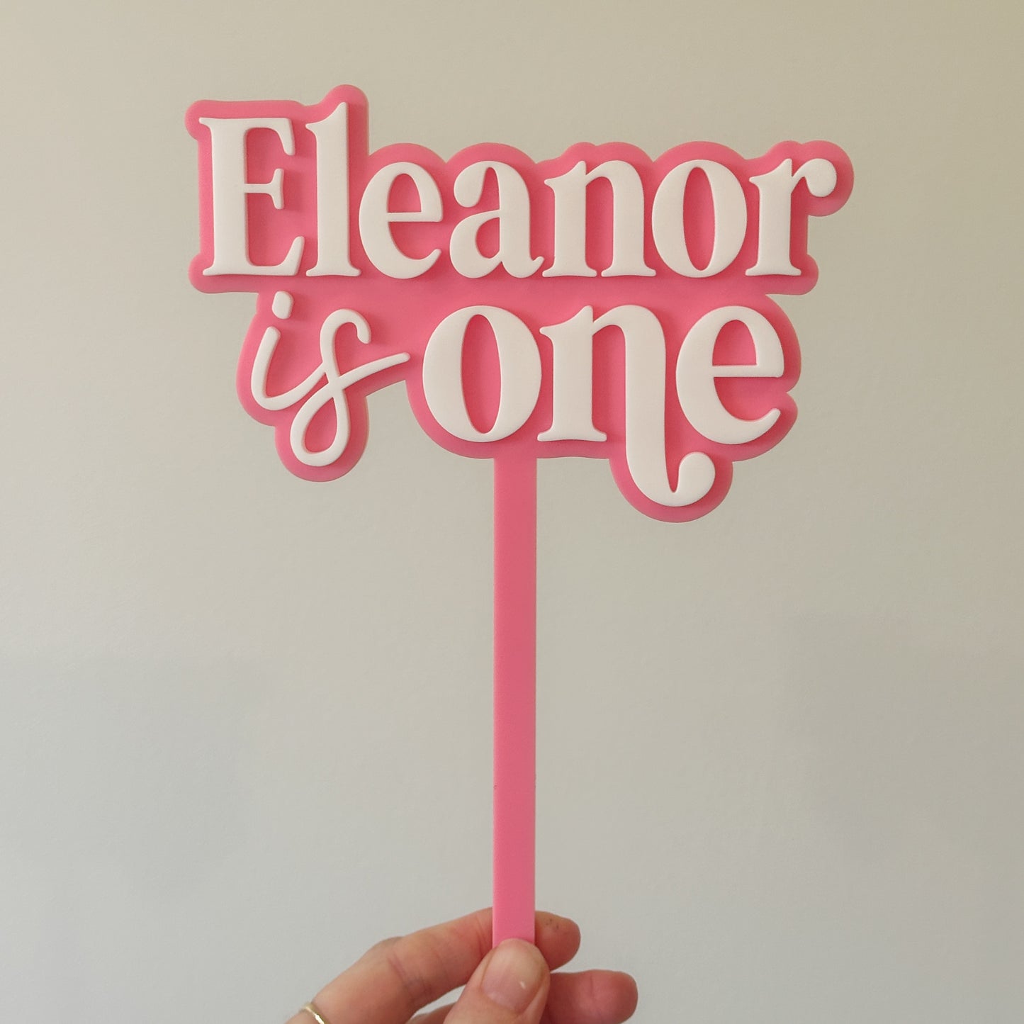 Cake Topper Acrylic | Personalised