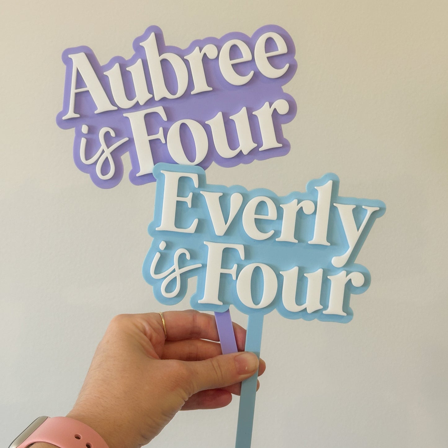 Cake Topper Acrylic | Personalised