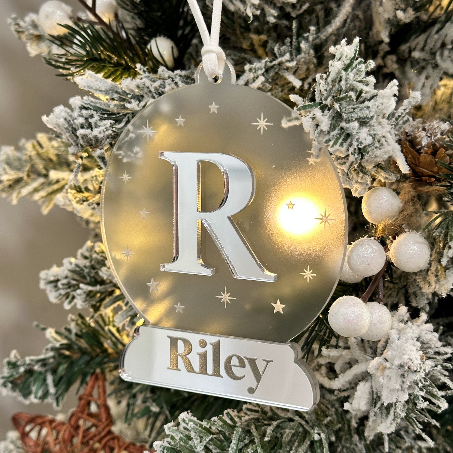 Personalised Christmas Ornament | Acrylic Christmas Bauble