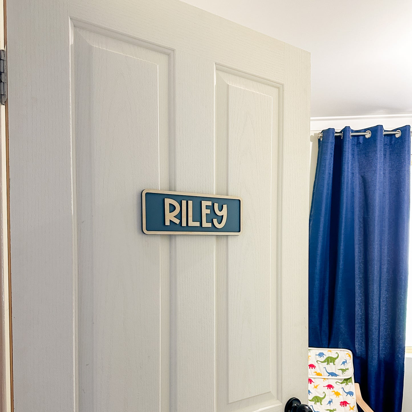 Kids Personalised Bedroom Door Signs - Wooden/Acrylic