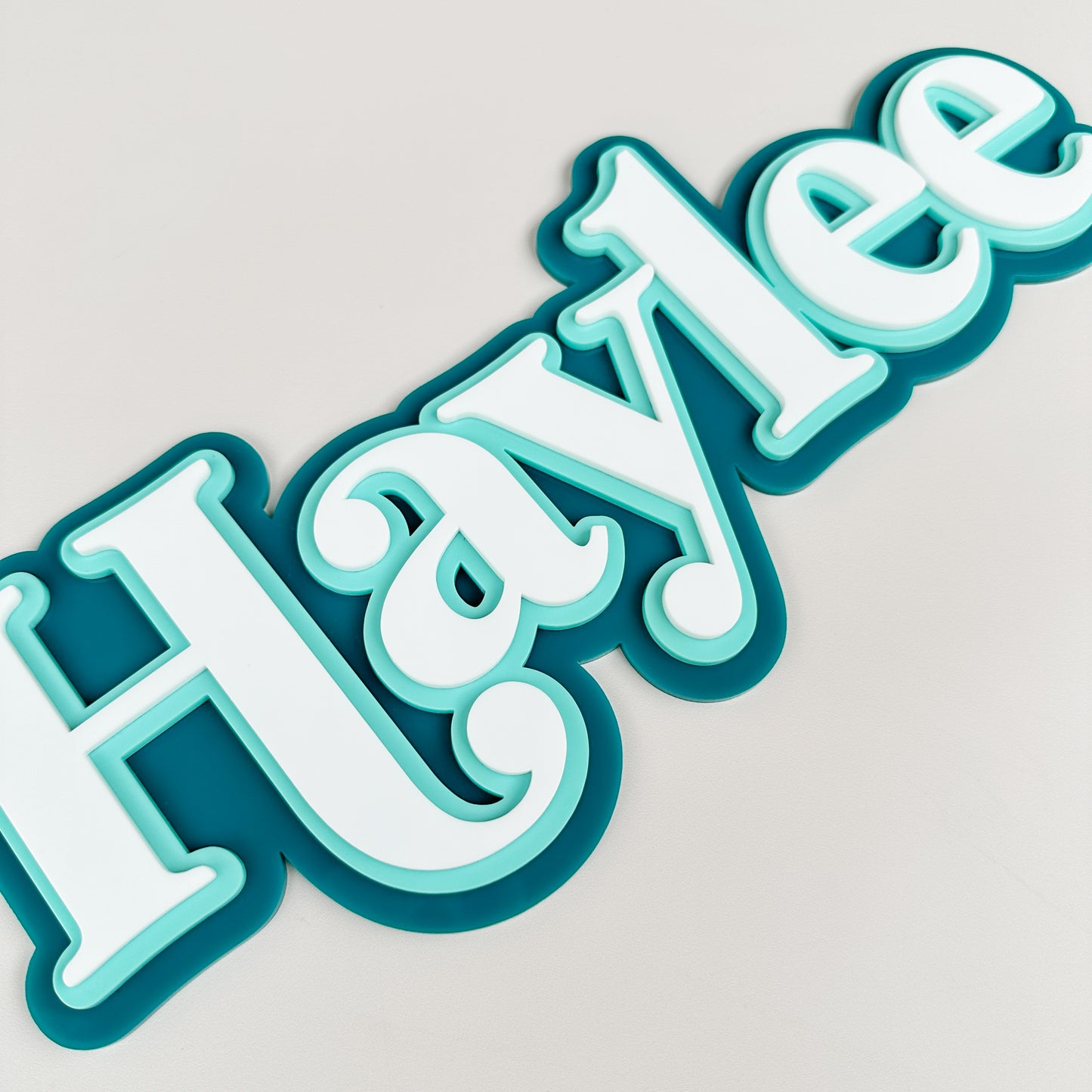 3d Triple Layered Acrylic Name Sign