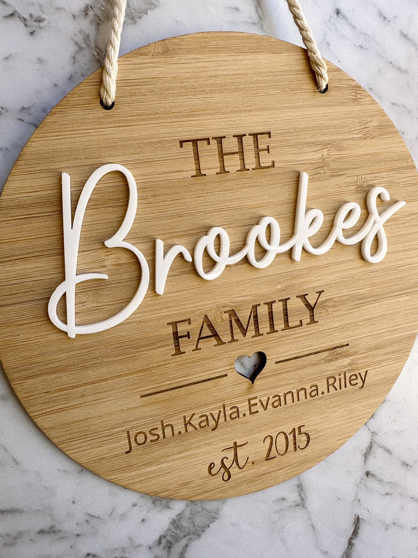 Personalised Family Sign Sign | Wall Plaque | Custom Name Sign | Wood Name Sign Plaque