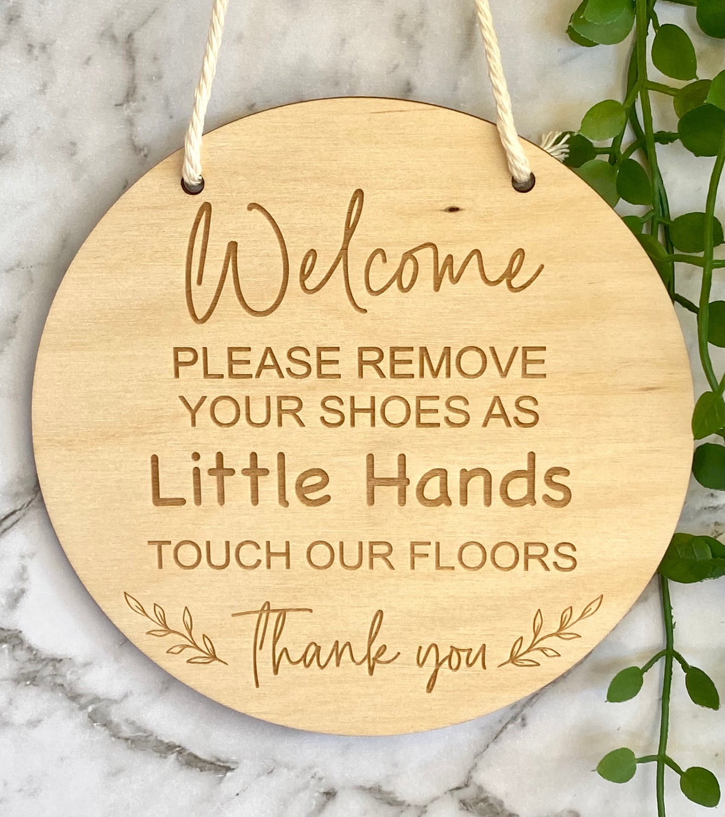 Please Remove Shoes Sign | No Shoes Door Sign | Baby Sign