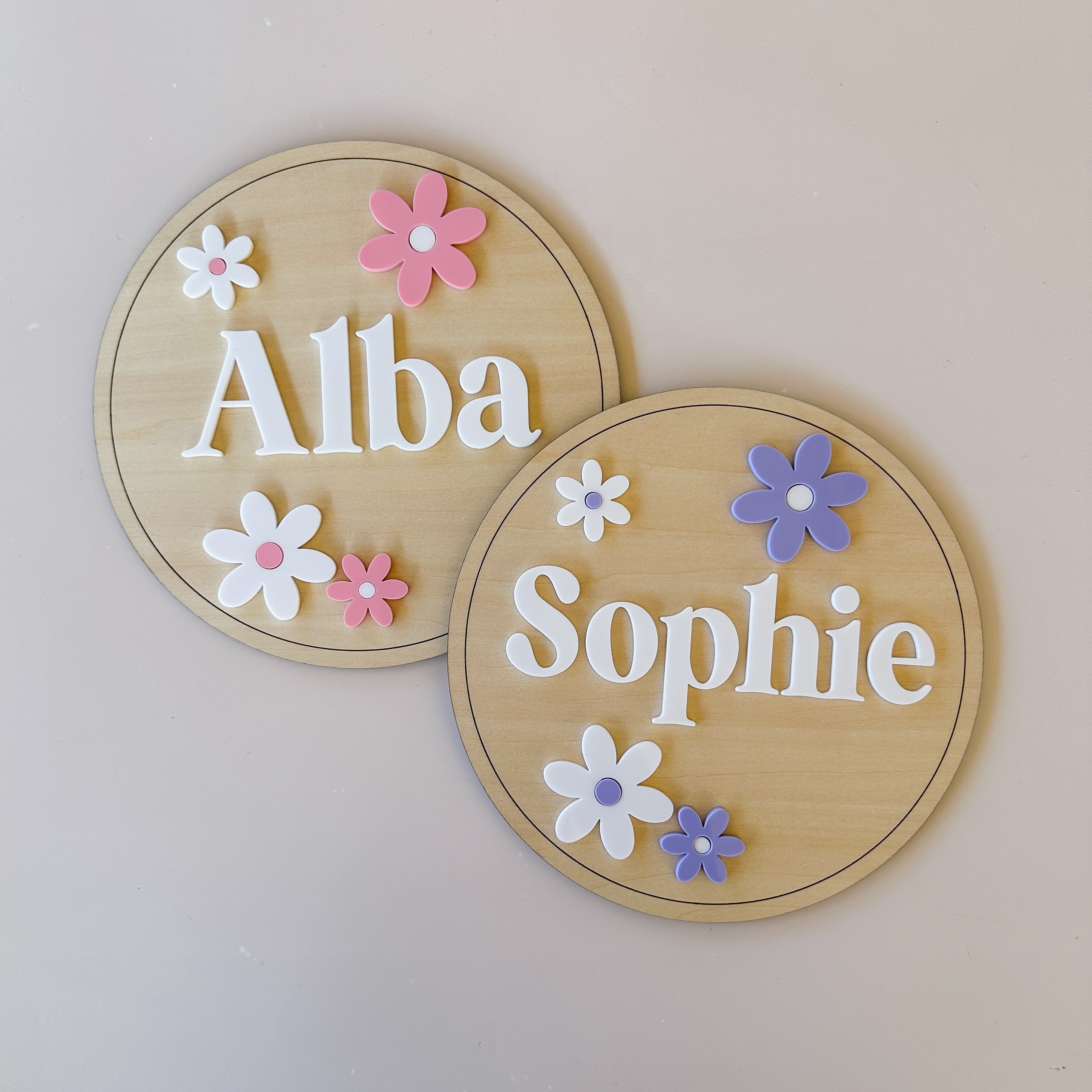 Round Kids Door Signs – Be Inspired Designs