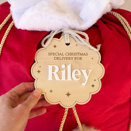 Gift Tag | Santa Sack Tag | TAG ONLY