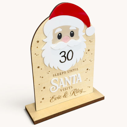 Christmas Countdown Sign | Personalised Christmas Sign
