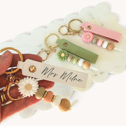 Personalised Teacher Gift Keyring | Teacher Thank you Gift | End of Year Teacher Gift