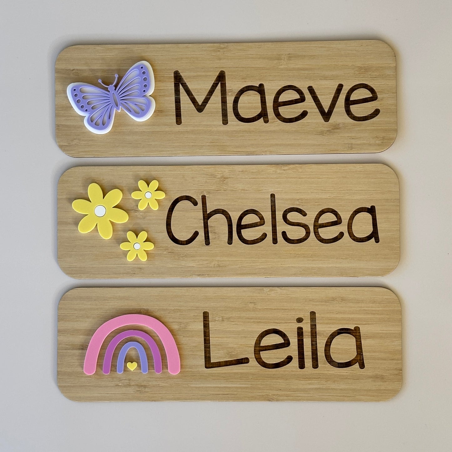 Kids Personalised Bedroom Door Signs