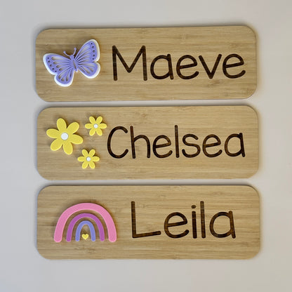 Kids Personalised Bedroom Door Signs