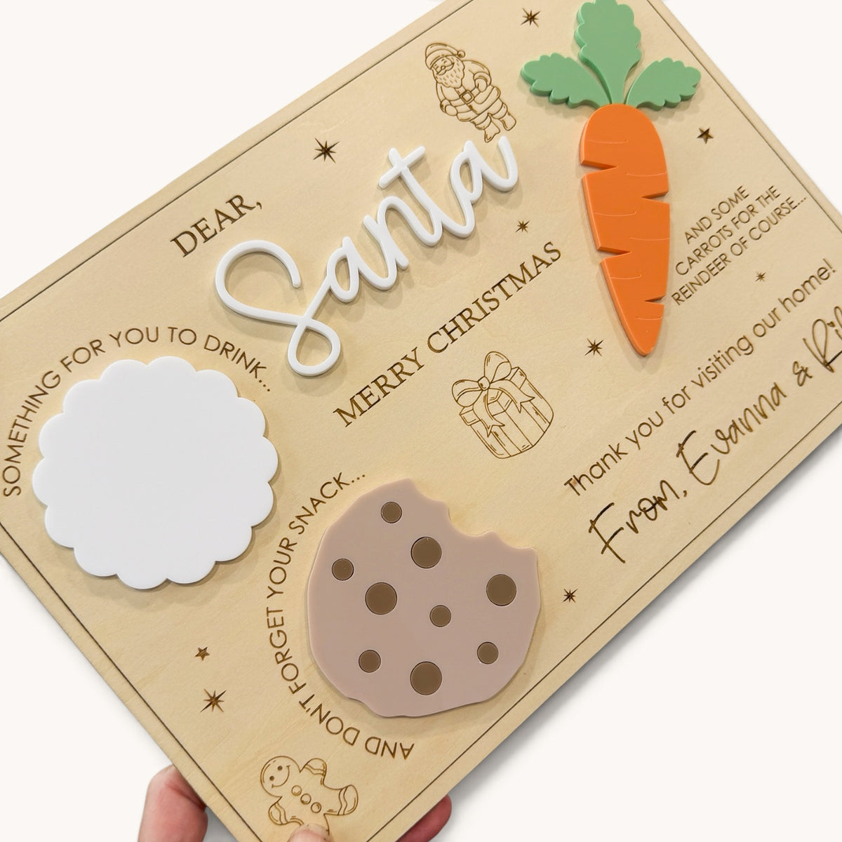 Santa Christmas Plate