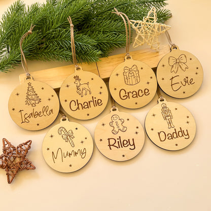 Personalised Christmas Ornament | Wooden