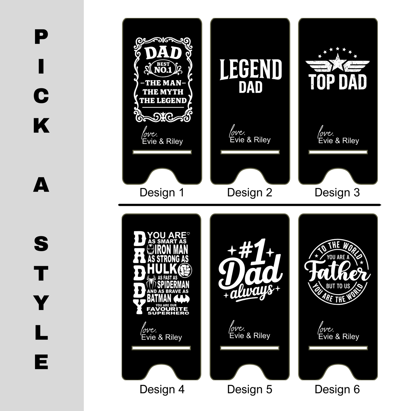 Father's Day Gift | Moblie Phone Holder for Desk