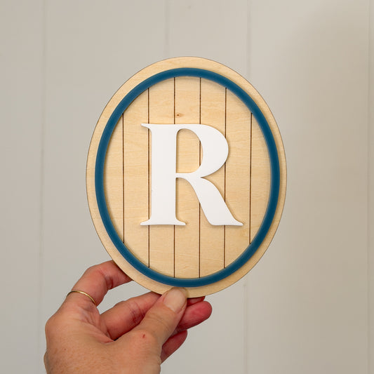 Initial Wall Sign - Kids Bedroom Decor