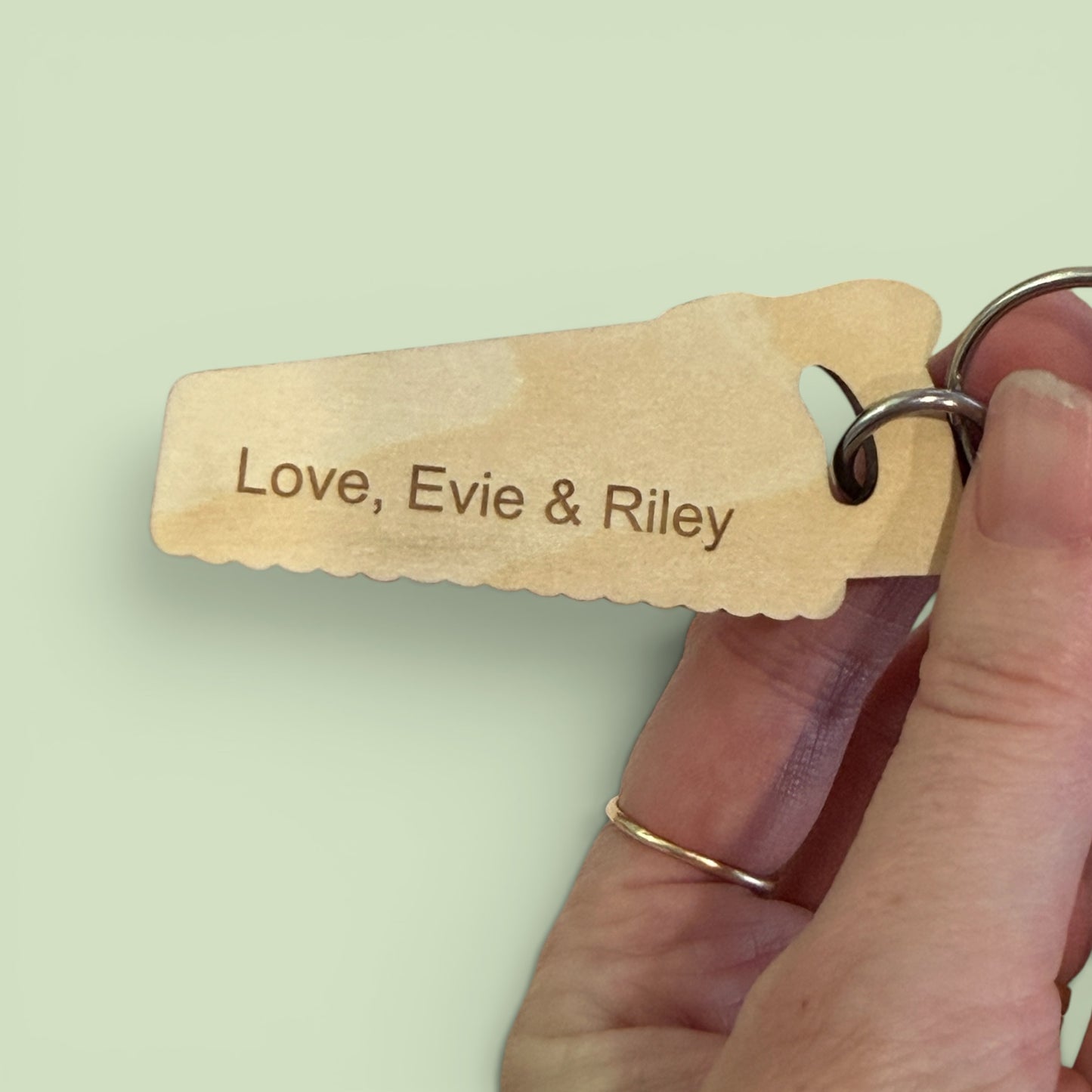 Fathers Day Keyring | Dad Keyring | Fathers Day Gift | Best Dad I Ever Saw