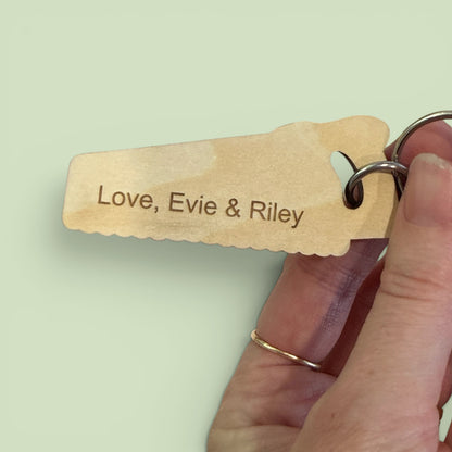 Fathers Day Keyring | Dad Keyring | Fathers Day Gift | Best Dad I Ever Saw