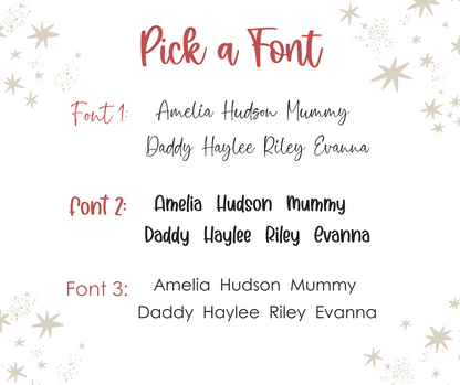 Personalised Christmas Ornament | Wooden Christmas Bauble