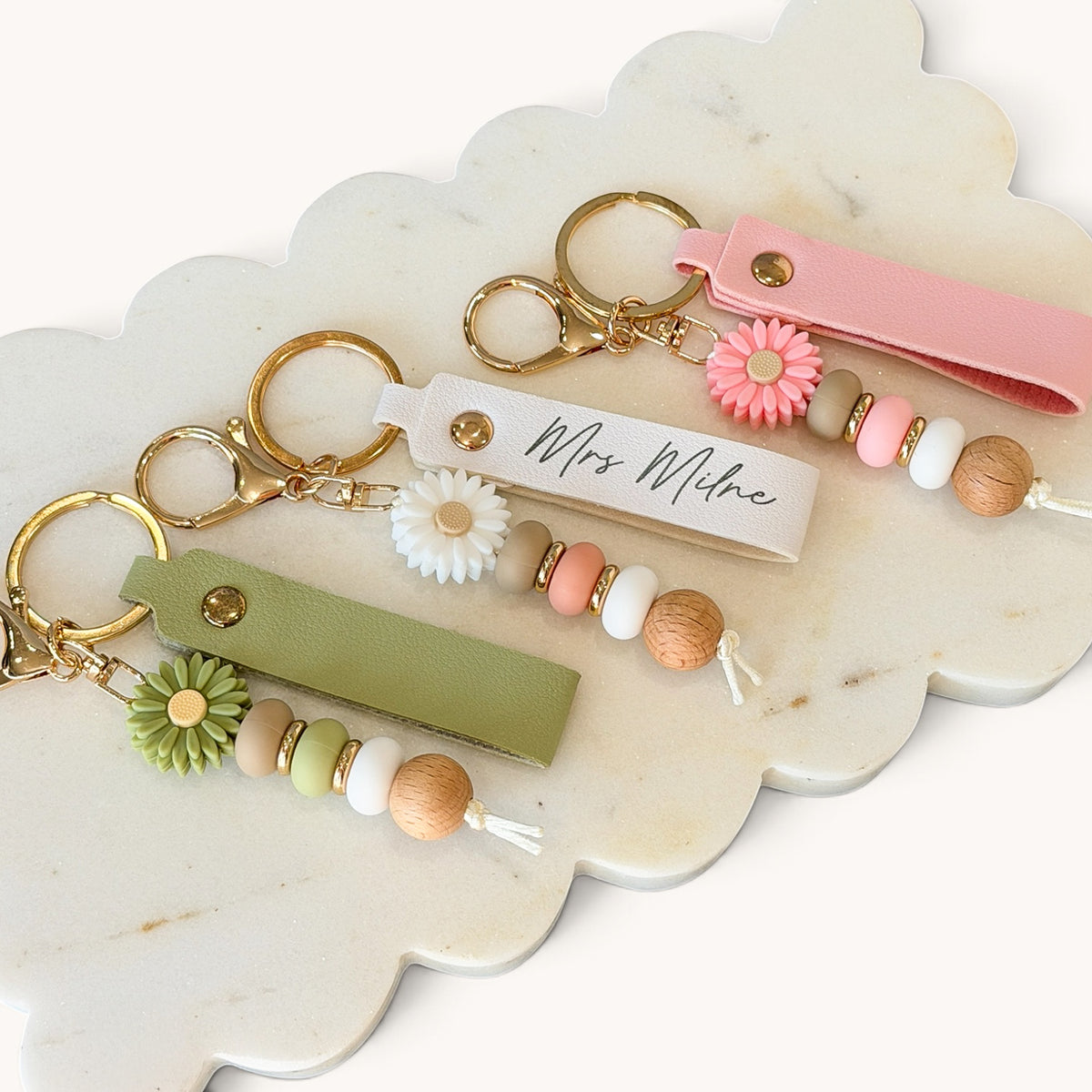 Personalised Teacher Gift Keyring | Teacher Thank you Gift | End of Year Teacher Gift