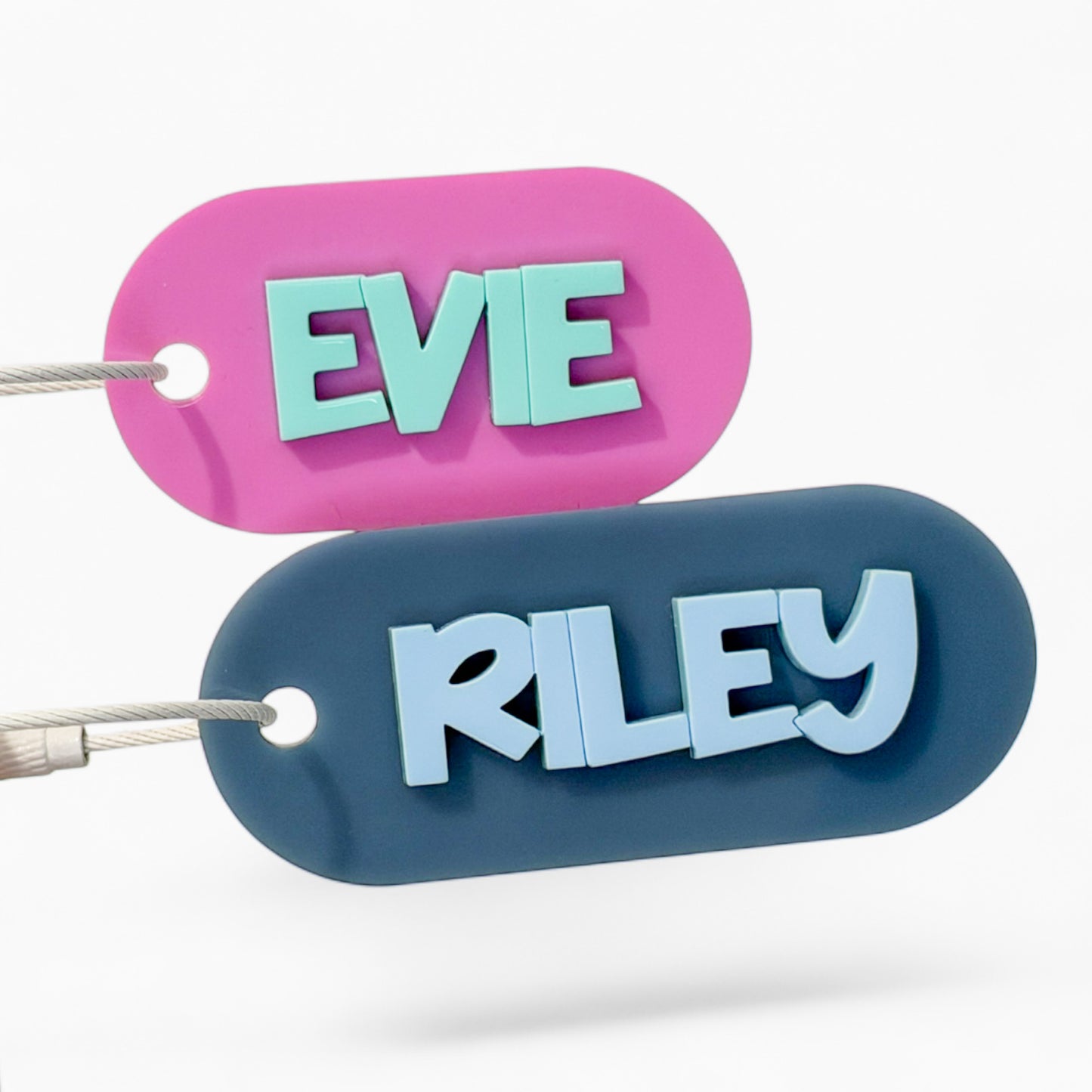 Acrylic Personalised Bag Tag | Personalised Name Keyring