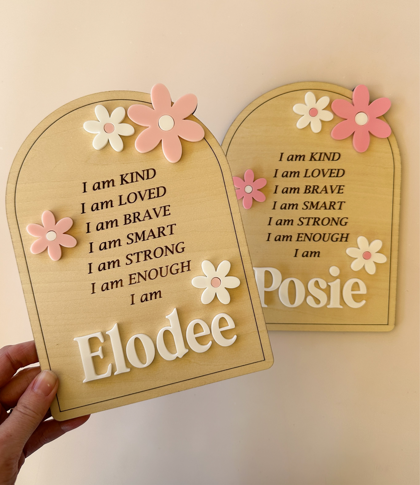 Affirmation Kids Sign | Flowers