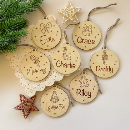 Personalised Christmas Ornament | Wooden