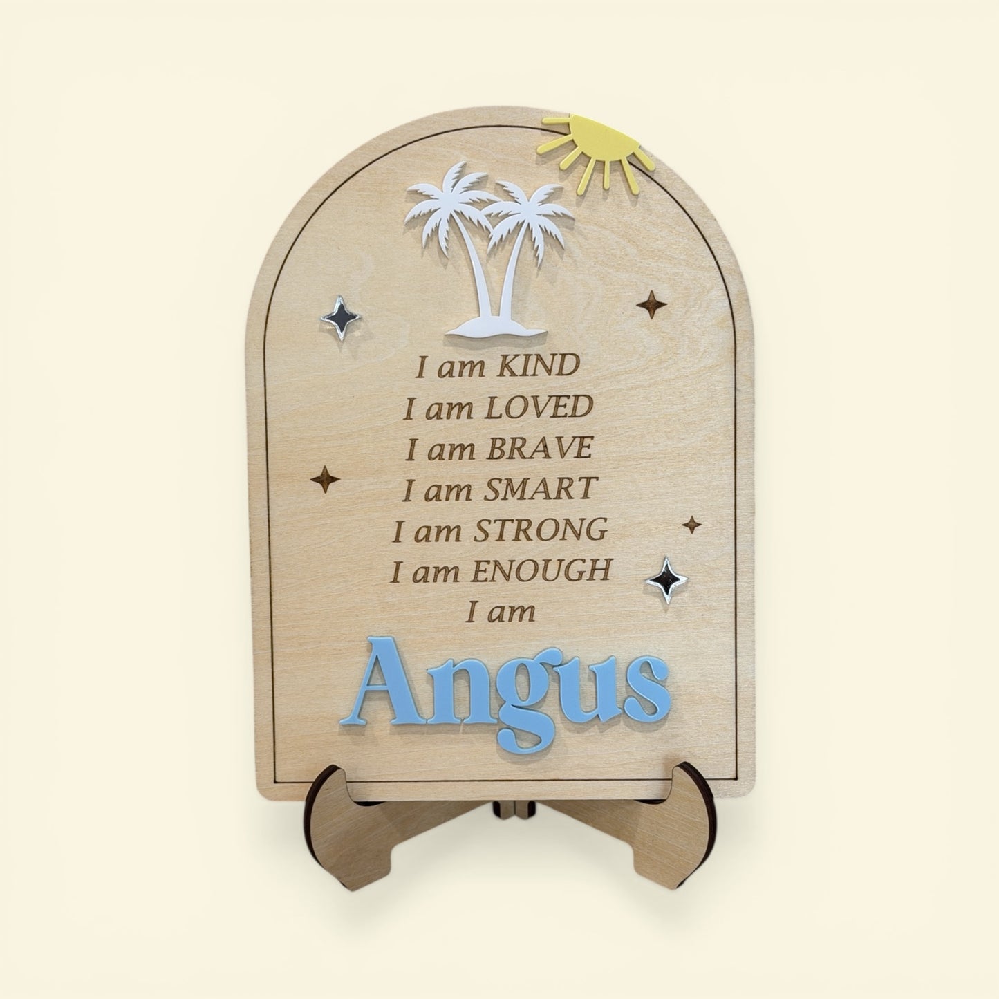 Affirmation Kids Sign | Palm Tree