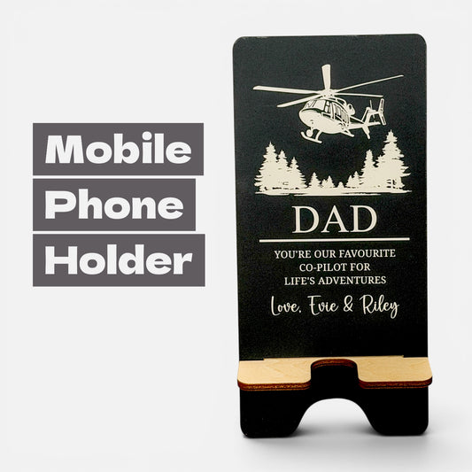 Father's Day Gift | Moblie Phone Holder for Desk - Plane/Helicopter