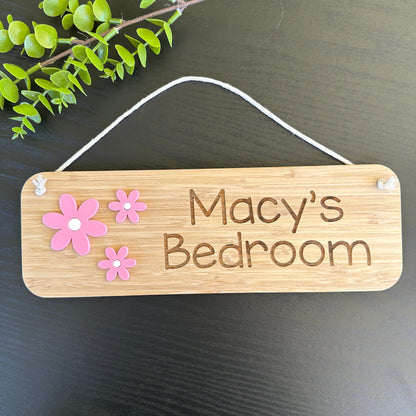Kids Personalised Bedroom Door Signs