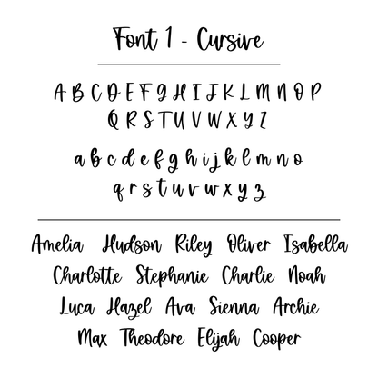 Personalised Baby Birth Announcement Plaque - Hot Air Balloon