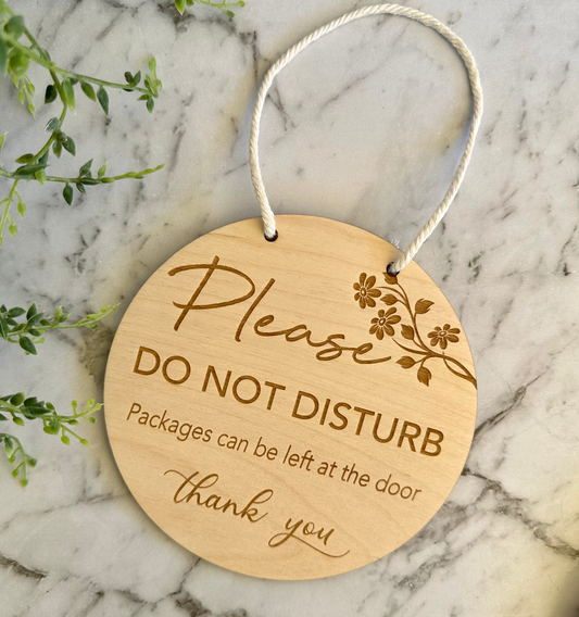 Do Not Disturb Door Sign