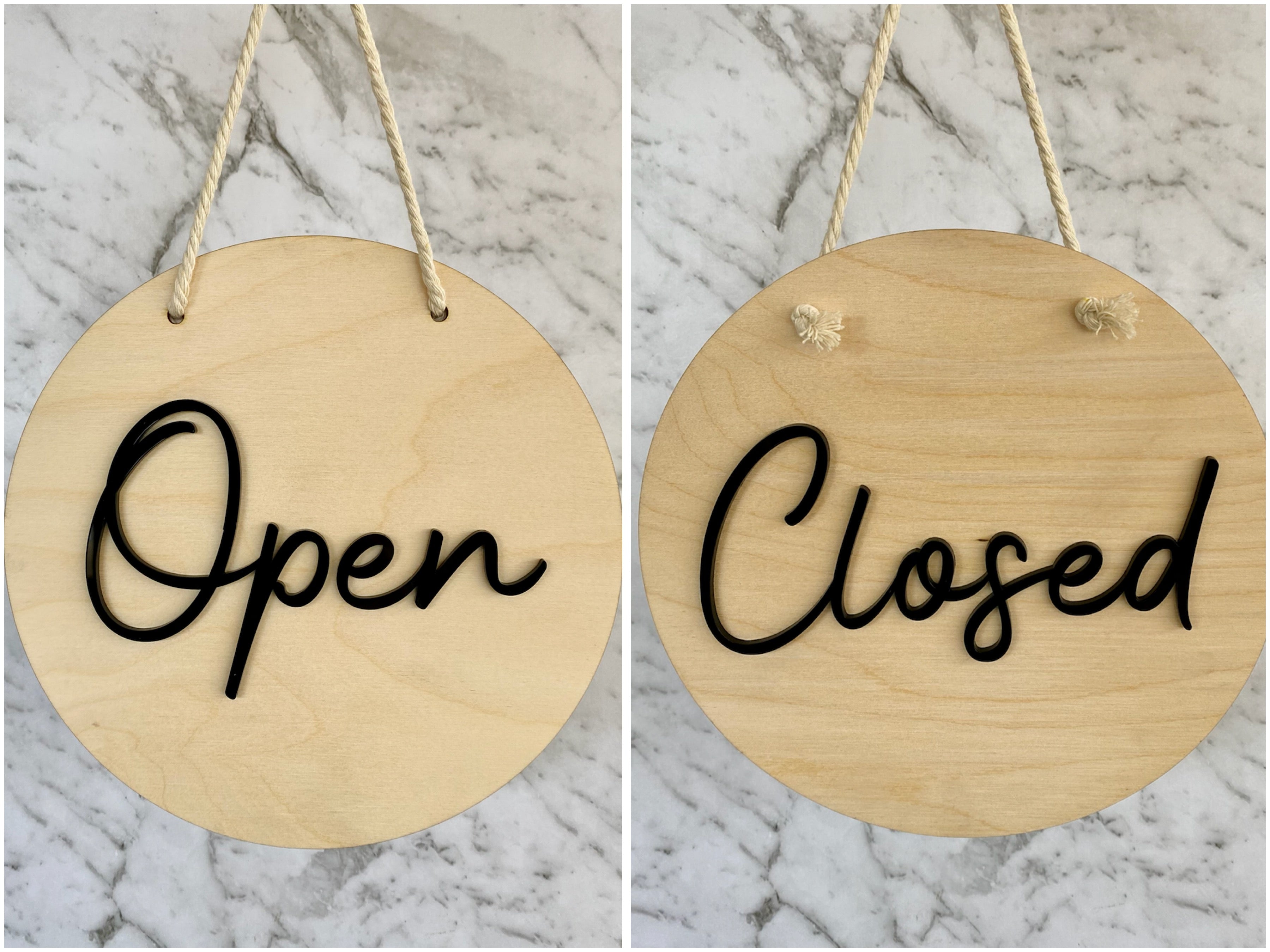 Open Closed Sign | Shop Sign | Double sided Acrylic Sign | Business Si ...